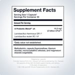Metagenics UltraFlora® Women’s supplement facts
