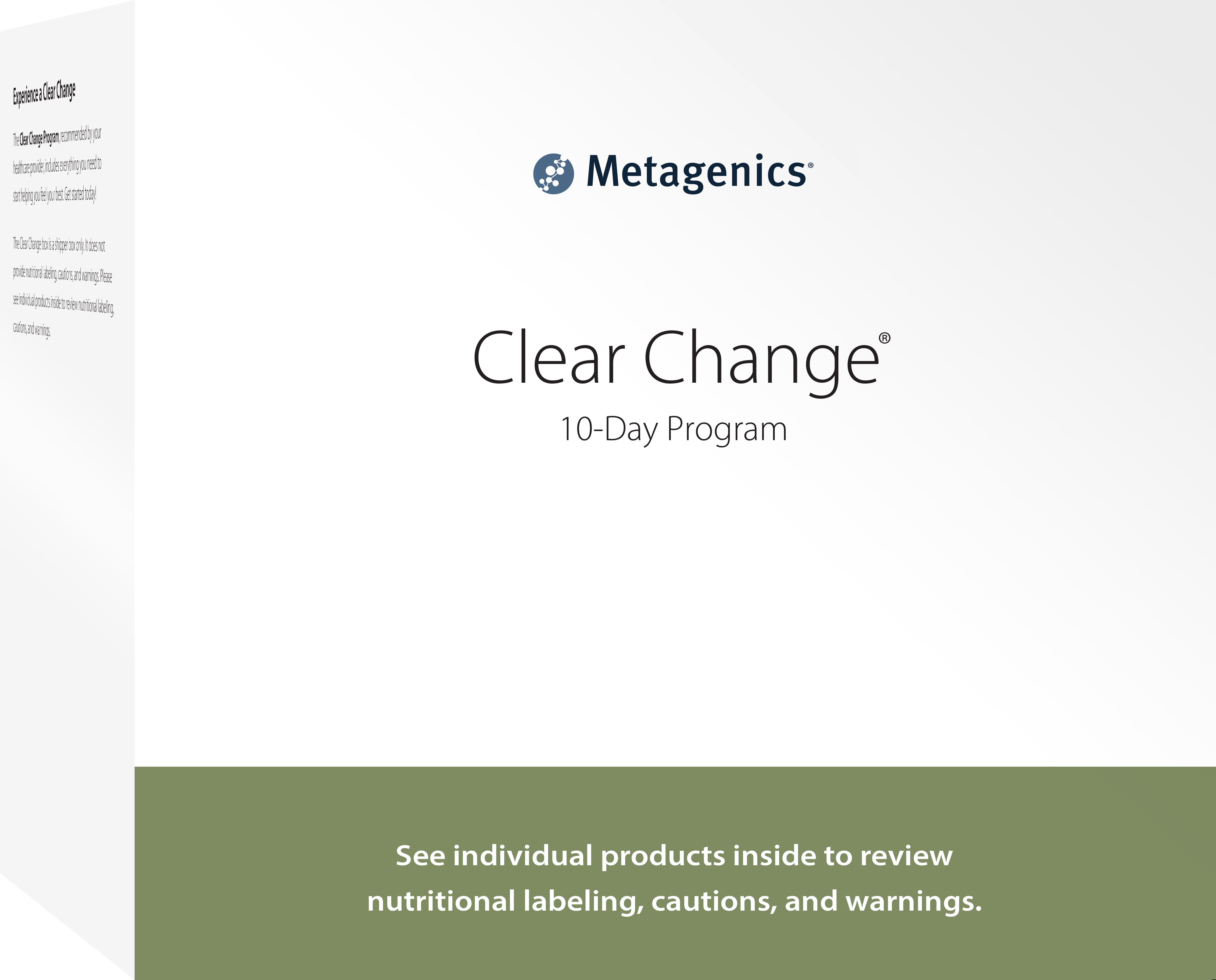 Clear Change® 10 Day Program with UltraClear® Plus