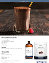 Ketogenic Chocolate Raspberry Shake
